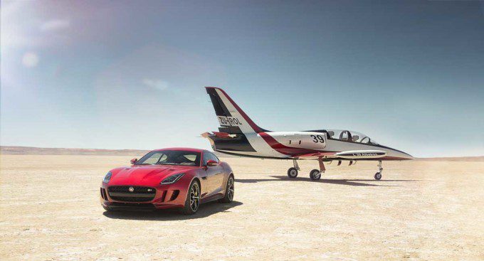The AWD F-Type Asissting the pursuit of 1,000 mph