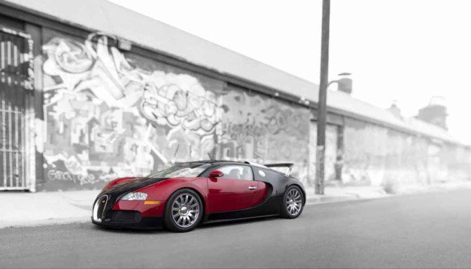 The first production Bugatti Veyron that was ever build. Only 764 miles.