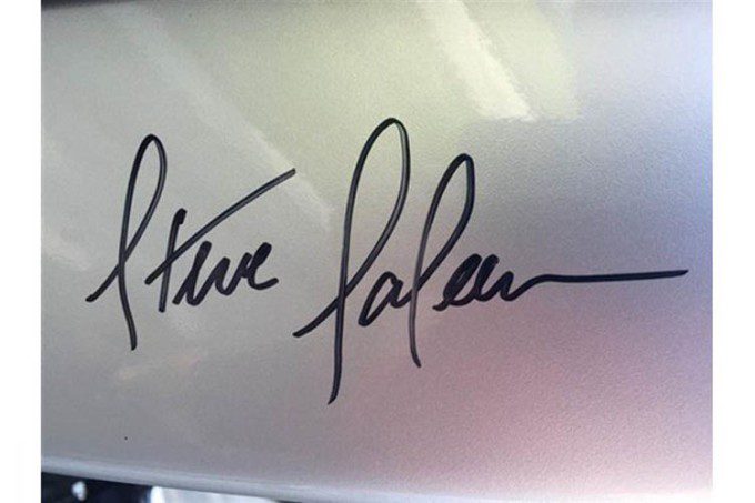 Steve Saleen's Signature on an S7