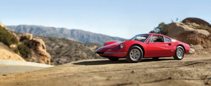 Lot 209 - 1969 Ferrari Dino 206 GT by Scaglietti (credit Patrick Ernzen (c) 2015 courtesy RM Sotheby's)