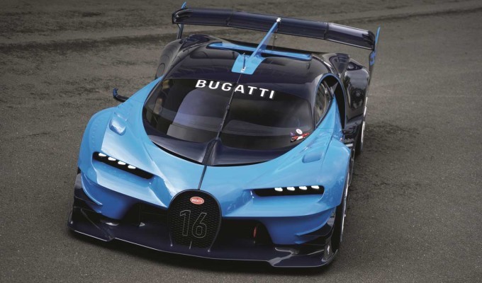 The Bugatti Vision Gran Turismo (A good idea of what the Chiron will look like)
