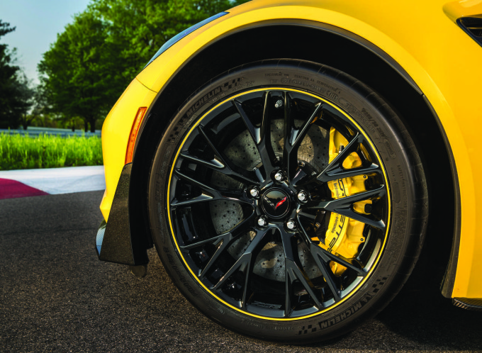 The 2016 Corvette Z06 C7.R Edition pays homage to the Corvette Racing race cars. Offered in coupe and convertible models, only 500 will be built – each with a unique, sequential VIN.