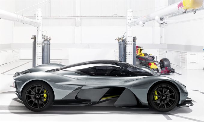 Nothing looks as imposing as the Aston Martin Valkyrie awaiting its owner.