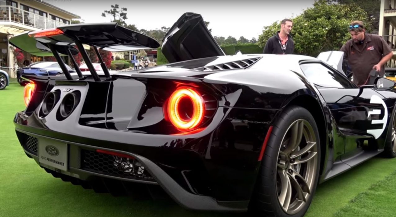 2017 Ford GT Heritage Edition Revs to Life