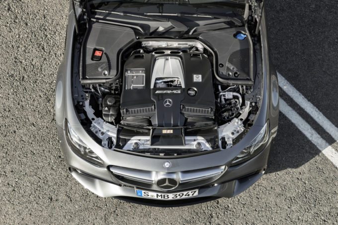 2018 Mercedes-AMG E63 S Sedan Engine Bay