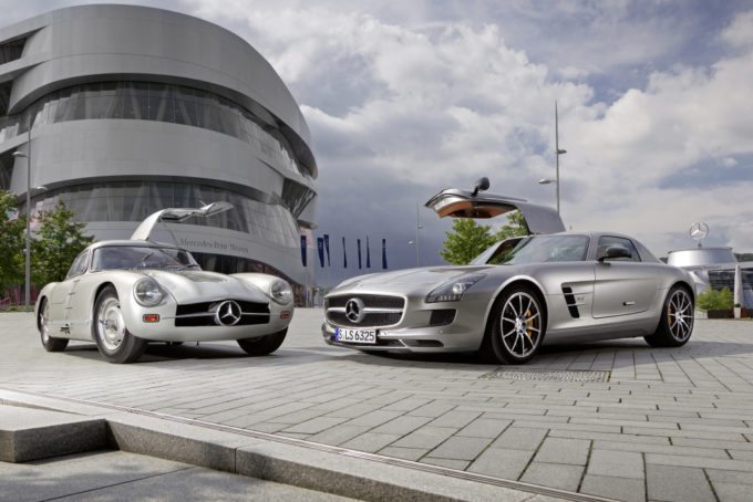 Mercedes-Benz SLS AMG and 300 SL, heritage