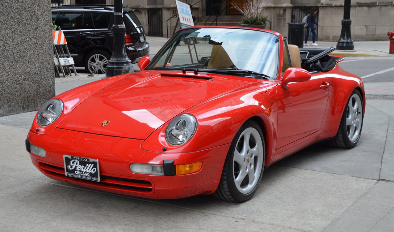 A classic  look  embodies all Porsche 993 cabriolets