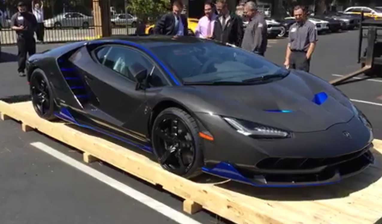 First Lamborghini Centenario Arrives in the United States ...