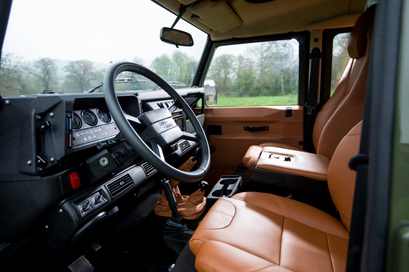 Every Defender 90 interior combines luxury and utility.