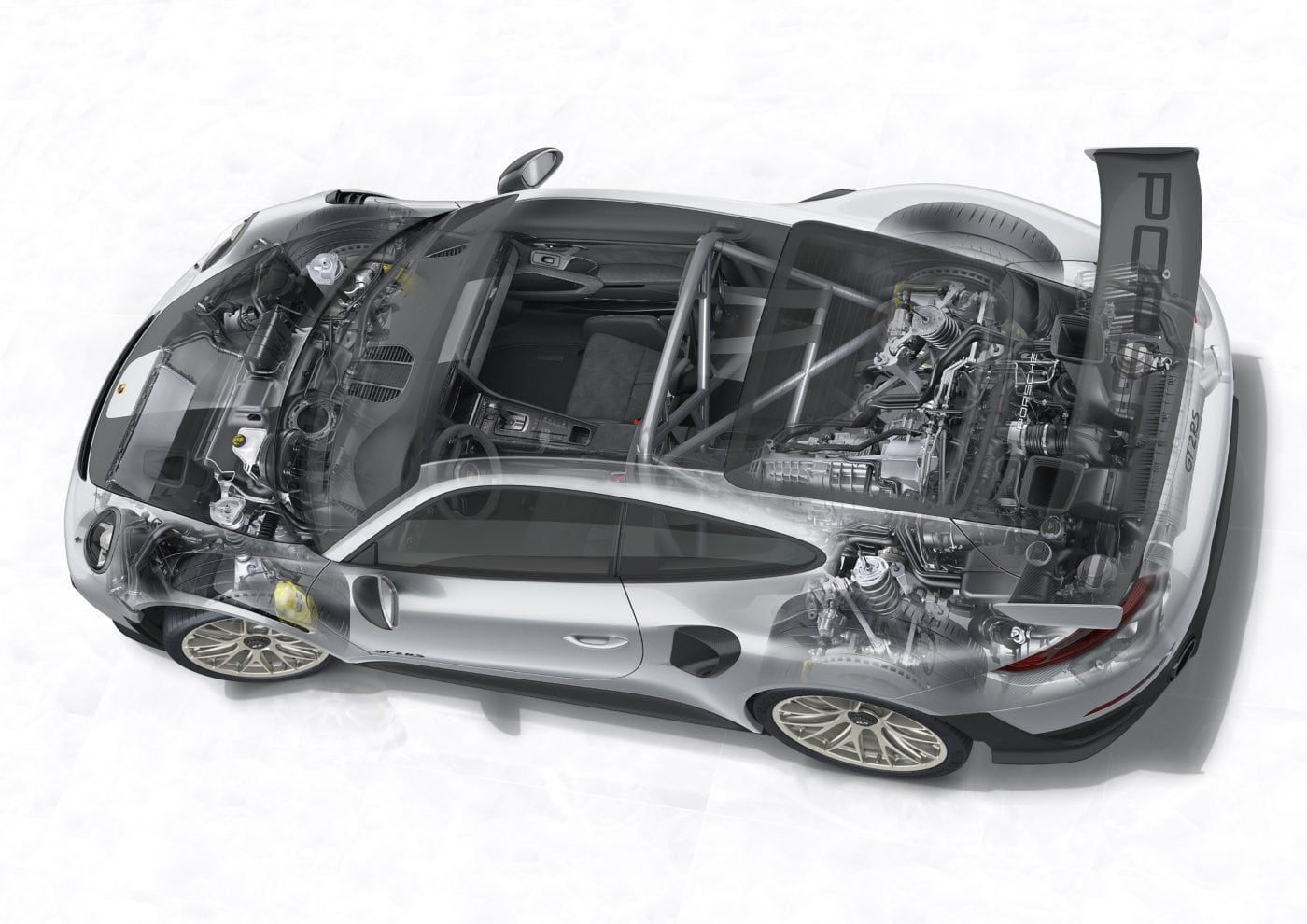 Porsche 911 GT2 RS Cutaway Shows The PDK Transmission