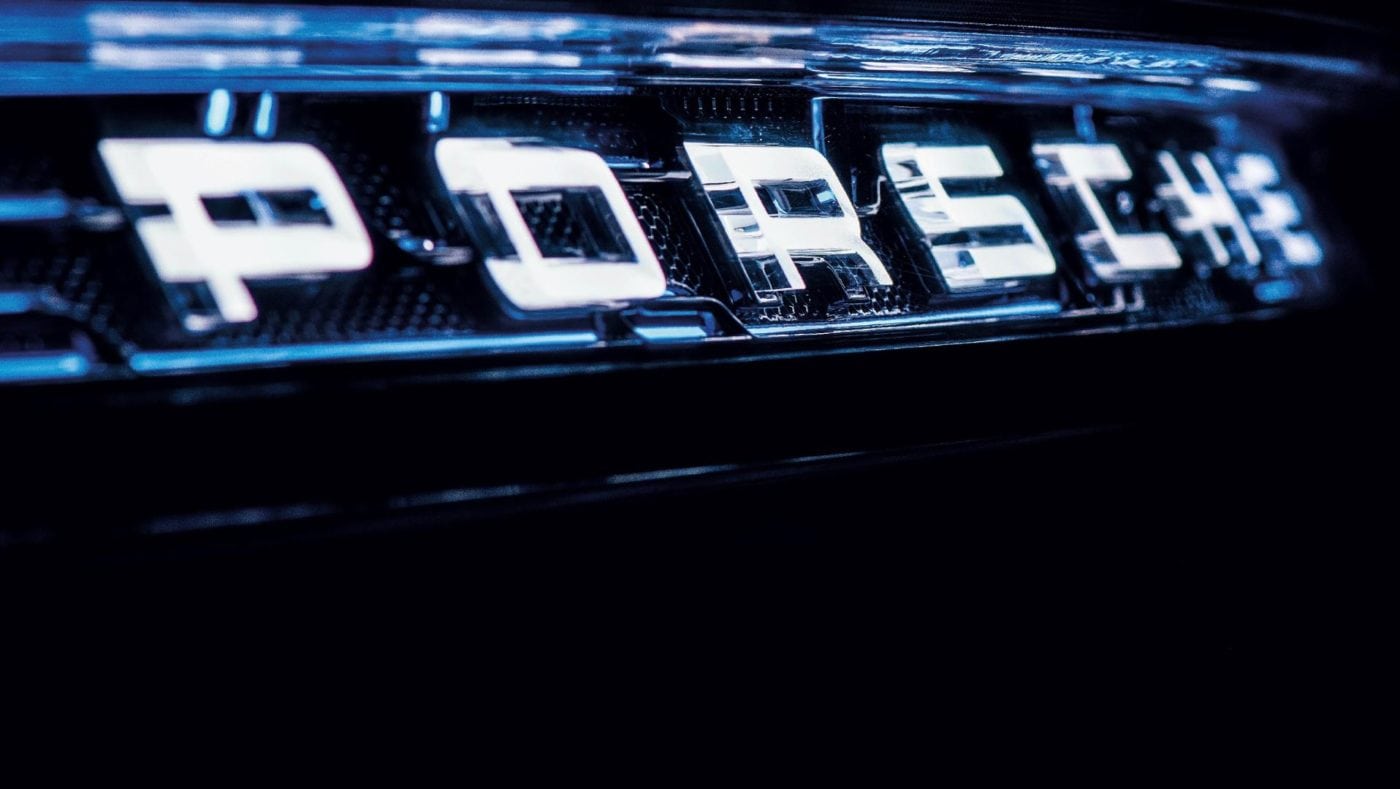 The Porsche Taycan illuminated badges are at the end of your new car journey.