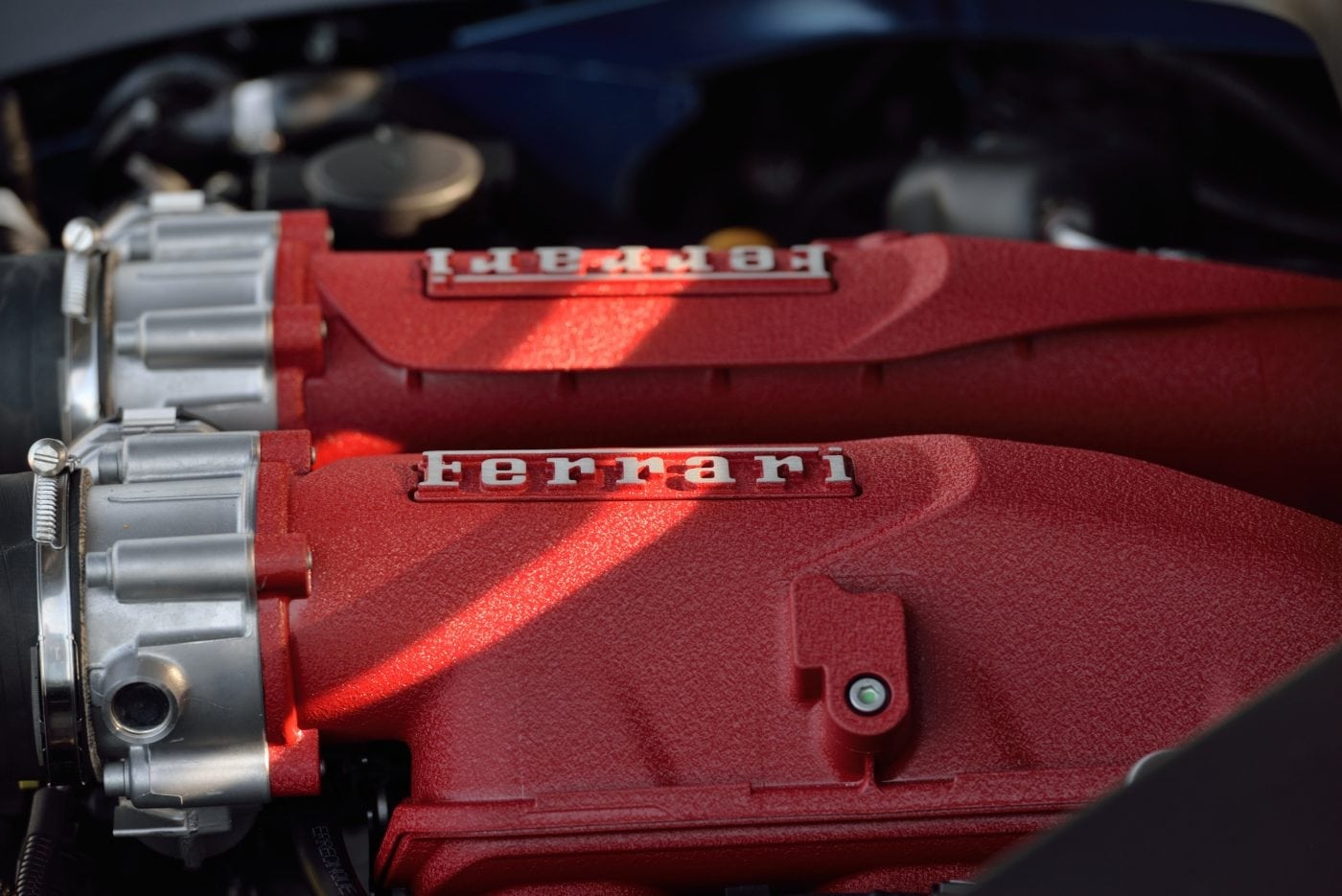 Every Ferrari California T engine is a symmetrical masterpiece