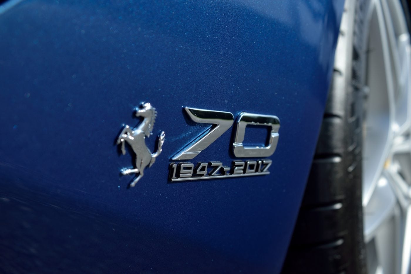 The 70th Anniversary badge is a mark of excellence