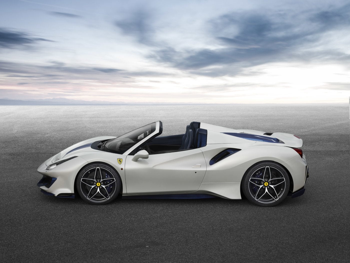 The Ferrari 488 Pista Spider looks amazing from any angle.