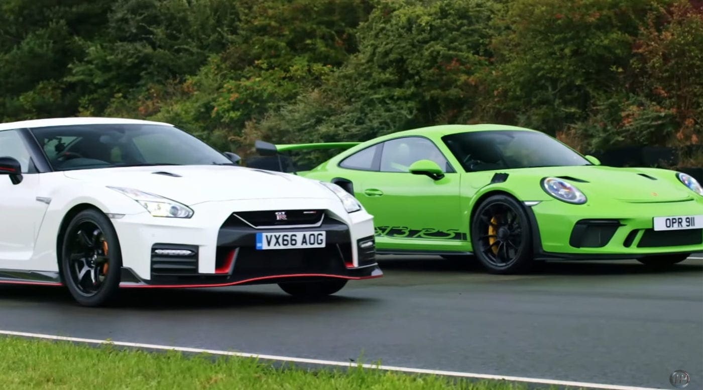 Nissan Gt R Nismo And Porsche 911 Gt3 Rs Compared In Race