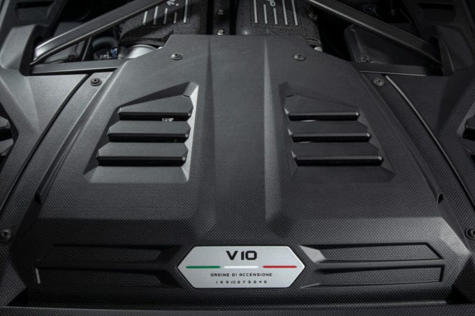 The beating heart of the Lamborghini Huracan Evo