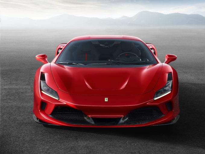 It looks stunning from the front, but the Ferrari F8 Tributo's beating heart is behind the cockpit