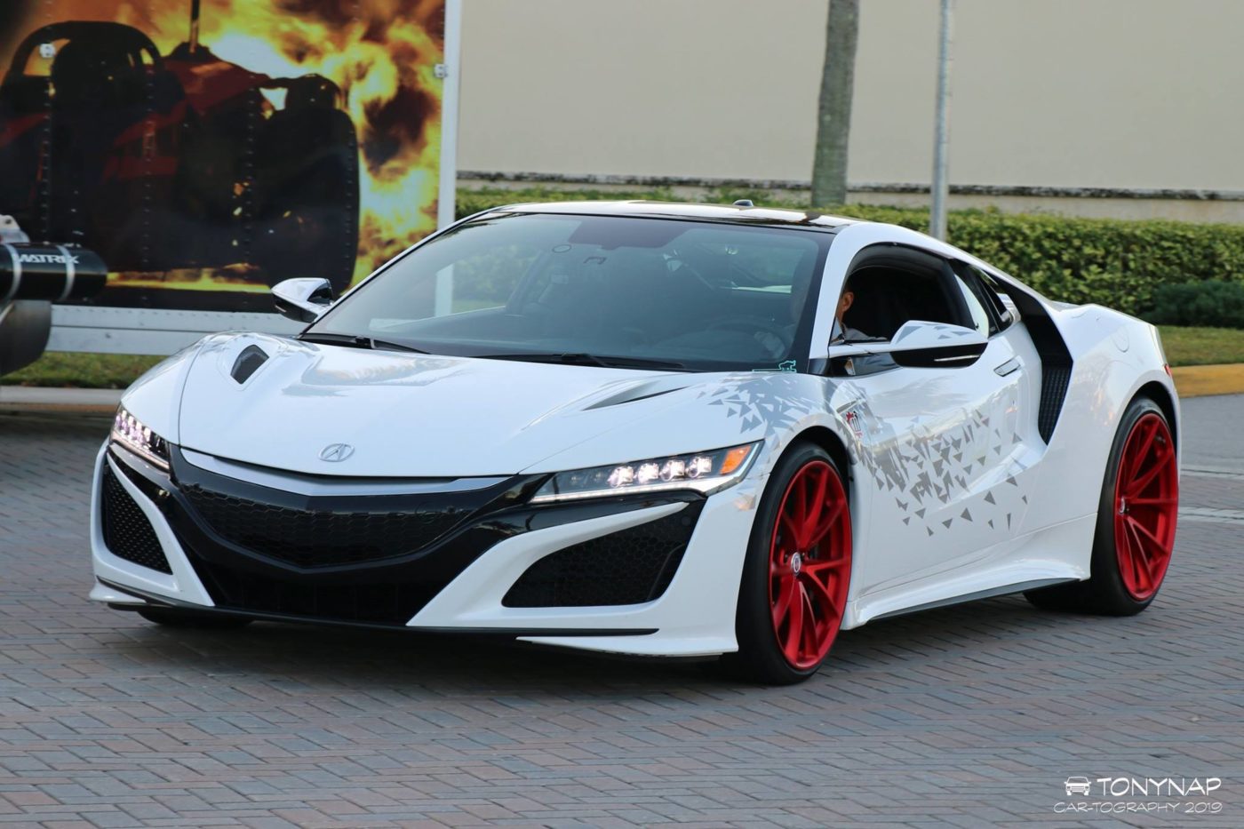 Every aerodynamic aspect of the Acura nsx is functional and visually appealing