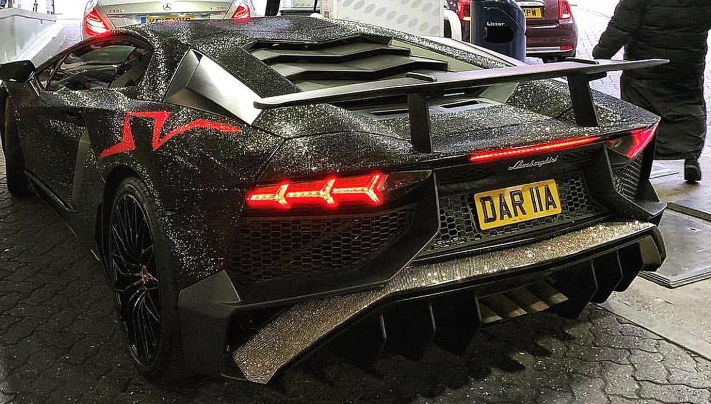 Lamborghini Aventador SV Covered in 2 Million Swarovski Crystals