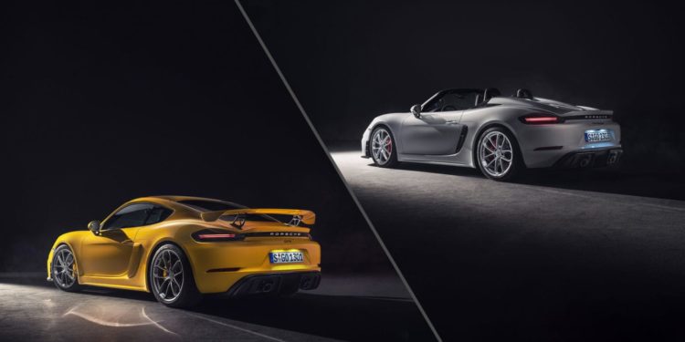 2020 Porsche 718 Cayman GT4 and 718 Spyder Unveiled