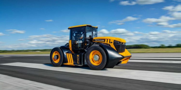 JCB Hints at Tractor Top Speed World Record: Over 100 MPH!