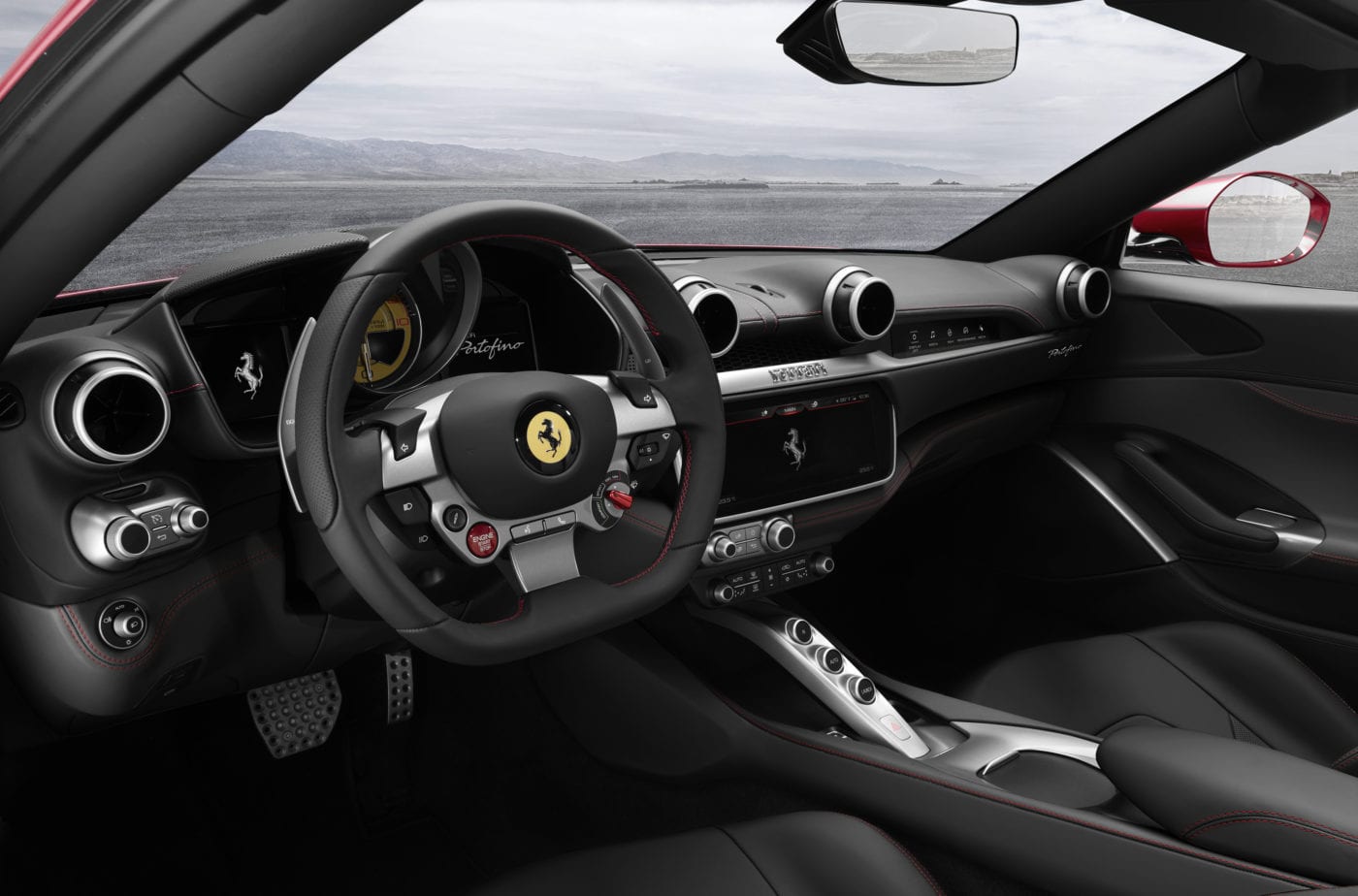 It doesn't get any better than the Ferrari Portofino interior.