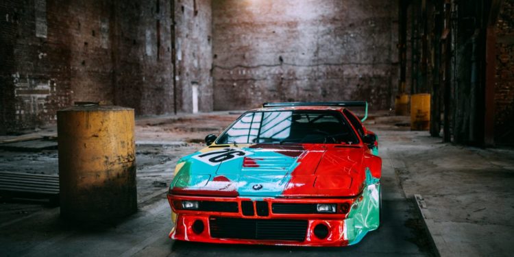 BMW Celebrates 40 Years of the M1 Art Car by Andy Warhol