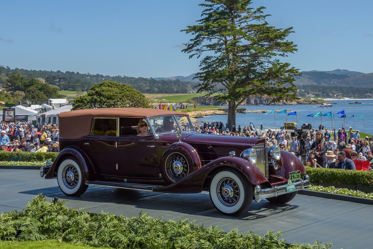 1934 Packard 1108 Twelve Dietrich Convertible Sedan Shown by Ralph Marano