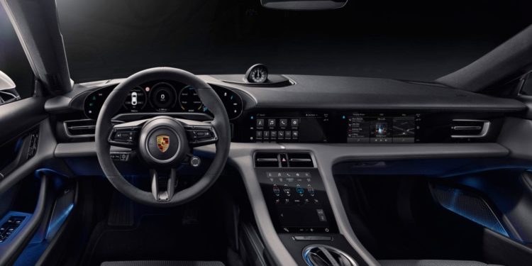 Porsche Taycan Reveals its Digital & Sustainable Interior