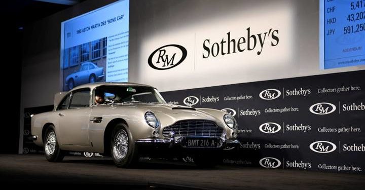 1965 Aston Martin DB5 “Bond Car” Sells for Big Money