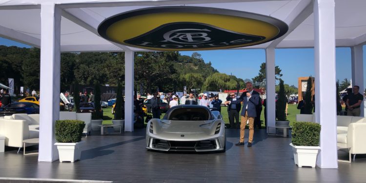 Lotus Evija Makes American Debut in Monterey