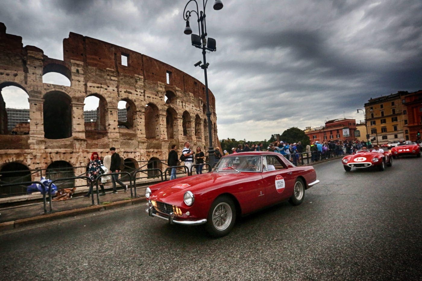 Ferrari Cavalcade Classiche Concludes in Rome
