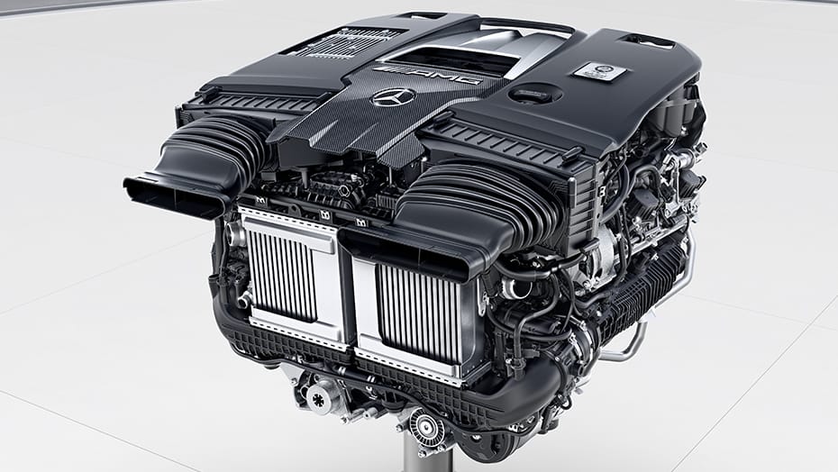 This monster 4.0-liter V8 powers the Mercedes-AMG G63