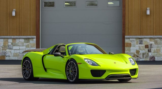 Acid Green Porsche 918 Spyder to be Auctioned Off in Kissimmee