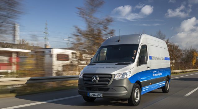 Amazon Orders 1,800 Mercedes-Benz Electric Vans
