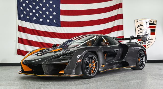 2019 Highly-Optioned Gloss Carbon McLaren Senna For Sale