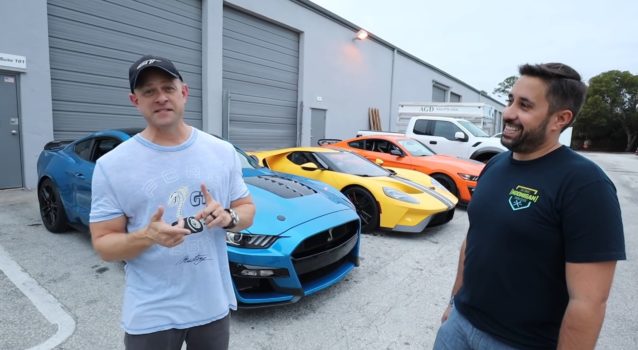 See the 2020 Mustang Shelby GT500 Race a 2018 Ford GT