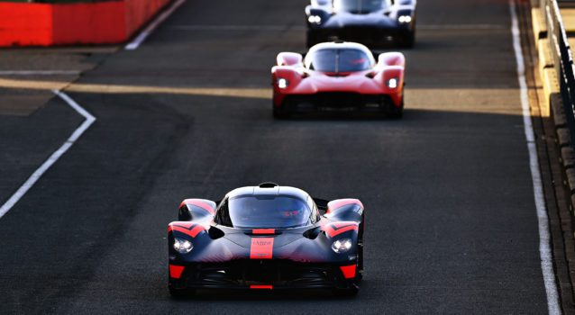 3 Aston Martin Valkyries Tested for Formula One Drivers