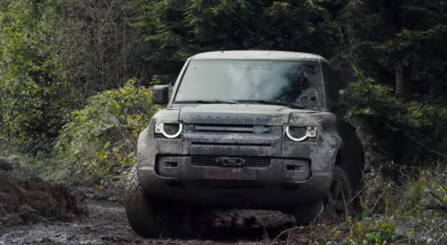 New Land Rover Defender Flies Into Action