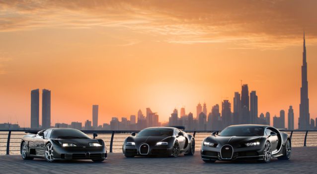 The Holy Trinity of Bugatti Hypercars