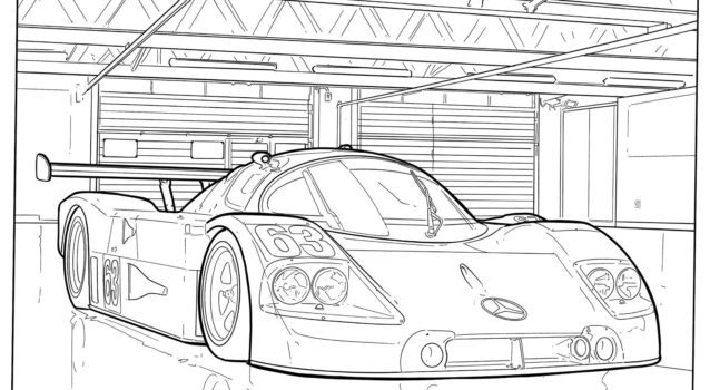 Mercedes-AMG Coloring Book is Perfect for Staying at Home