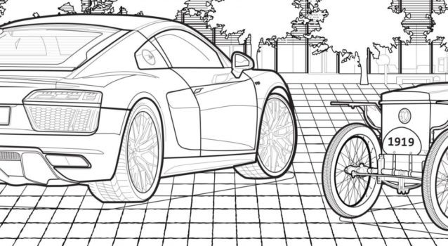 Audi’s Coloring Book is fun for all Ages!