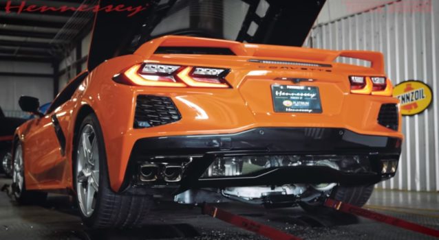 Hennessey Twin Turbo C8 Corvette on the Dyno
