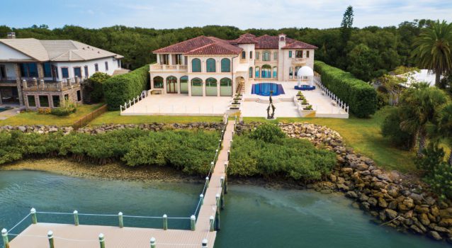 Luxurious Florida Waterfront Estate Exudes European Flair