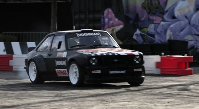 Ken Block Shreds Toyo Tires With His Ford Escort Mk2