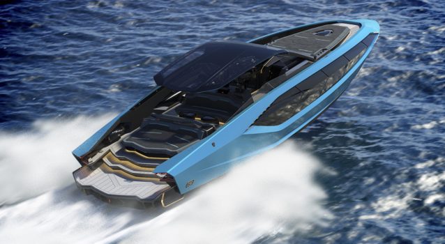New Lamborghini Yacht Blends Carbon Fiber & Breathtaking Design