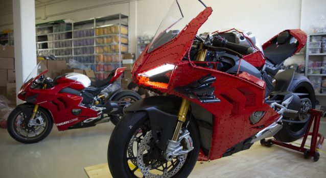 Check Out This Actual, Full-Size LEGO Ducati Panigale V4 R Model