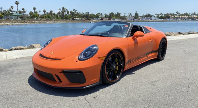 1 of 1 Paint To Sample Gulf Orange 2019 Porsche Speedster For Sale