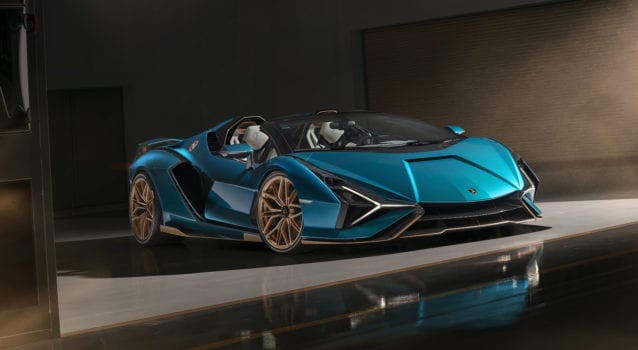 Lamborghini Sian Roadster Unveiled With Hybrid Supercapacitor