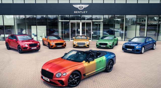 Rainbow Bentley Continental GT to Enter Pride Event